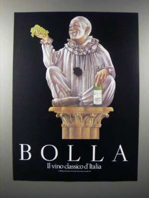 1990 Bolla Wine Ad - Il Vino Classico d'Italia
