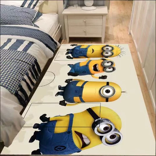 Alfombra Minions 3D Niño Niña Alfombrillas Dormitorio Alfombrilla Puerta Niños Alfombrilla 3D - Imagen 9 de 10