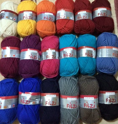 Schöller+Stahl FILZI , Filzwolle, alle Farben,freie Auswahl, Schurwolle,50gr,uni