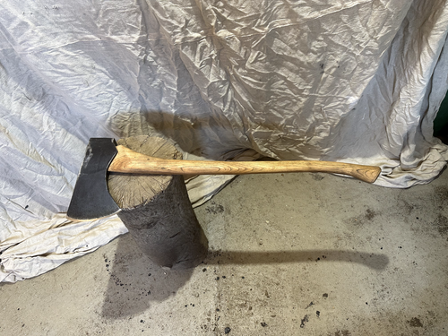 Nice Elwell 6 Lb Rounding Axe With Rehung Hickory Handle | eBay