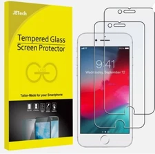 JETech Screen Protector for iPhone 8/7 4.7-Inch Tempered Glass 2-Pack