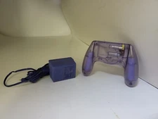 Atomic Clear Purple Rechargeable Battery Grip Handle + AC for GameBoy Color #L19