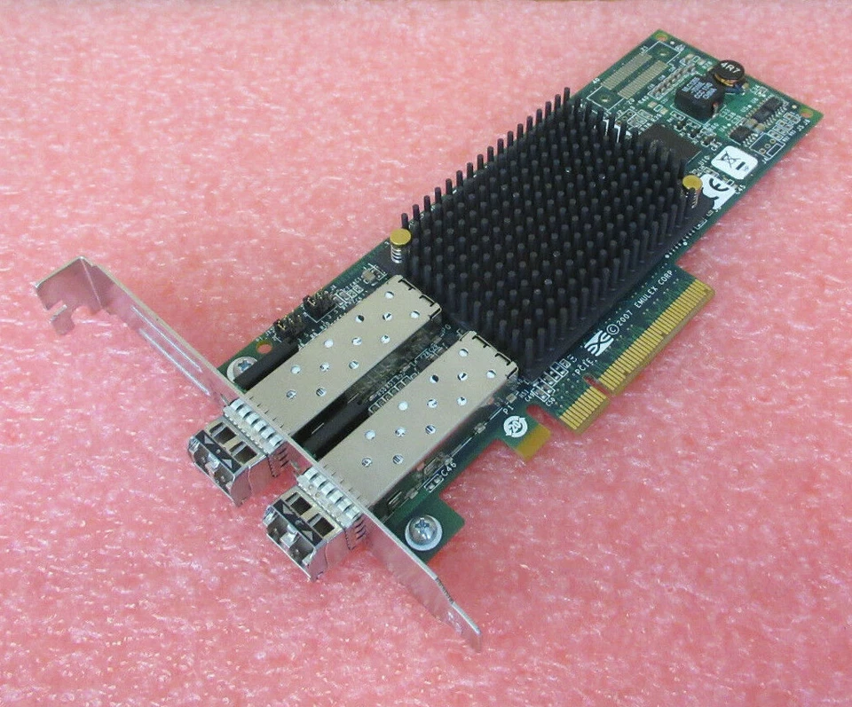 HP AJ763A Emulex LPE12002 8Gb Dual Port FC HBA Adapter 2x 8G SFP 489193-001 LPFH - Image 2 of 4