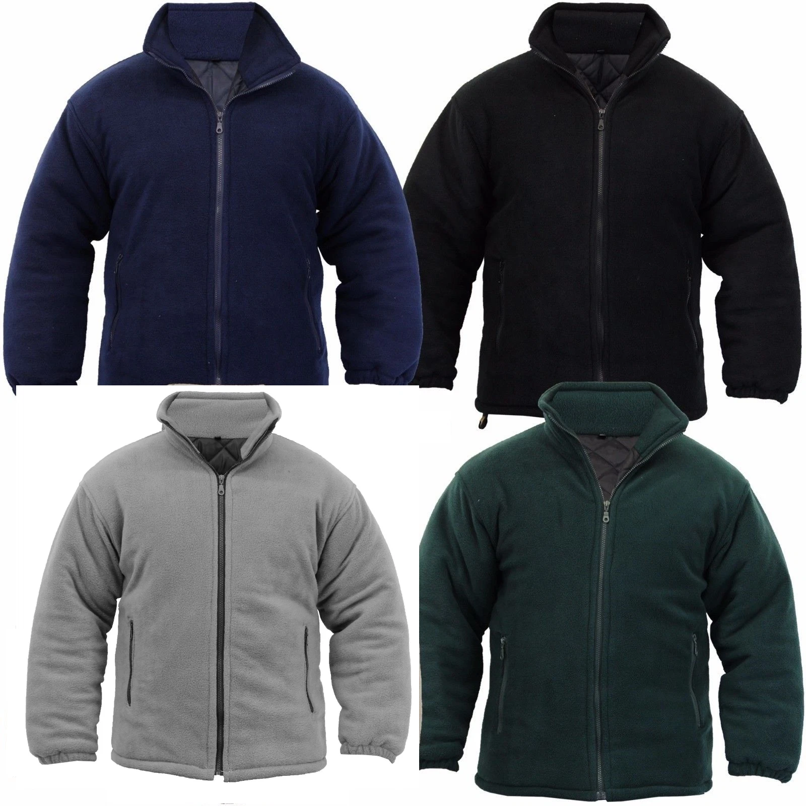 MENS EXTRA THICK FLEECE HEAVY DUTY WORK JACKET PADDED WARM WINTER COAT
Opens in a new window or tab