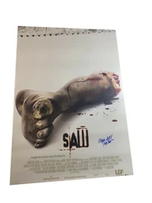 TOBIN BELL SAW SIGNED FULL SIZE POSTER AUTOGRAPH BECKETT BAS JIGSAW 11