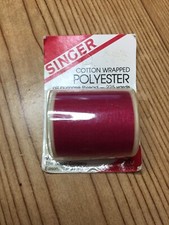 Singer All Purpose Polyester Thread- 225 yards Cherry