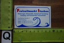 Old Sticker Camping Caravan Motorhome Leisure Market Itzehoe