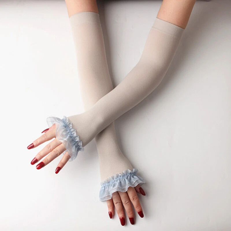 Original Split-Joint 6 Colors Mesh Lace Sleevelet Accessories - Image 3 of 4