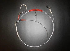 6Ft Shark Fishing Rig, 16/0 Inline Circle Hook, Handmade, Cast/Kayak/Drone