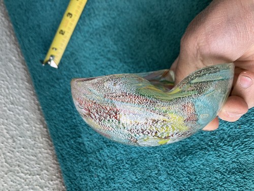 Vintage Art Glass Ashtray Dish Bowl - 第 8/10 張圖片