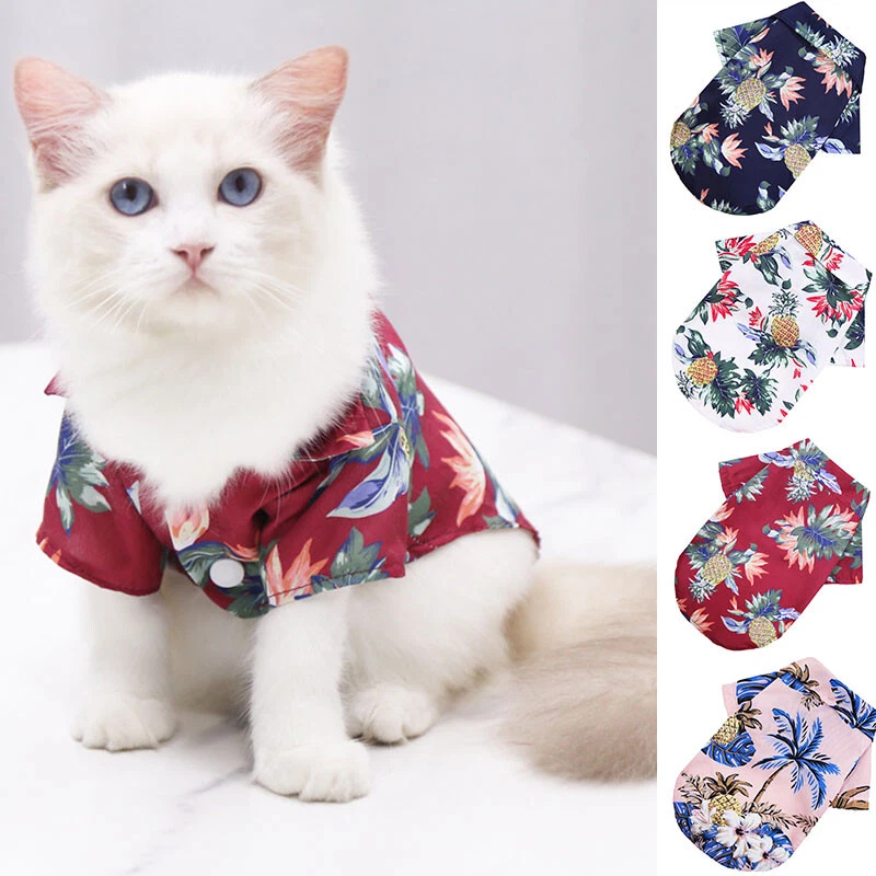 Pet Puppy Cat Dog Floral Vest T-shirt Soft Chihuahua Small Medium Dog Clothes⇓ - Image 4 of 4