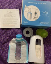 Kiinde Breastfeeding Starter Pack - pouch, adapter bottle, nipple - LOW $