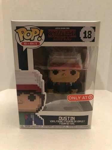 FUNKO POP NETFLIX STRANGER THINGS 8 BIT SEASON 1 DUSTIN HENDERSON # 18 TARGET