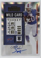 2020 Panini Contenders RPS Wild Card Ticket /75 Zack Moss #131 Auto 1np9