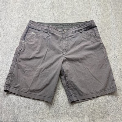 Kuhl Radikl Shorts Men 40 Gray Hiking 10'' Nylon Stretch Performance Technical
