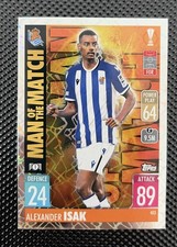 2021-22 Topps Match Attax UCL - Man of the Match Foil Alexander Isak #403