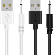 2.7Ft USB DC Charging Cable 2.5Mm DC Charger Cord Fast Charging Replacement Cabl