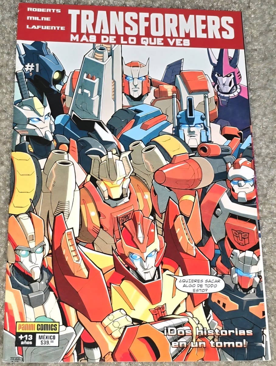 TRANSFORMERERS MORE THAN MEETS THE EYE＃1 2012 SCARCE Transformers More Than Meets the Eye 1 MX Panini Nick
