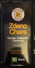 2026 Zdeno Chara Number Retirement Ceremony Commemorative Bobblehead (unopened)