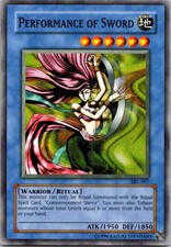 Performance Of Sword SRL-067 Yu-Gi-Oh! Unlimited Light Play