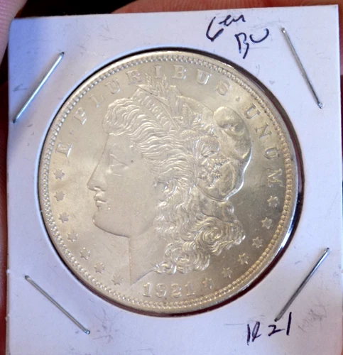 MORGAN SILVER DOLLAR 1921 GEM BU BLAZER