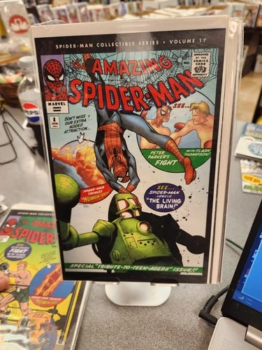 AMAZING SPIDERMAN 8 NOT FOR RESALE FLASH THOMPSO REPRINT VF+ NM-  JJC SABERTOOTH