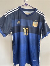 Argentina 2014 Away Jersey Messi Size L