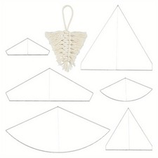 1set Acrylic Macrame Cutting Template Macrame Feather Wall Hanging Tool
