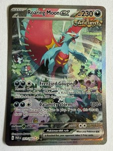 how much is roaring moon pokemon card worth - ex 229/182 - Paradox Rift - Full Art - Ultra Rare RarityUltra Rare Hit Points230 HP Colorless Roaring Moon Pokemon Cards |