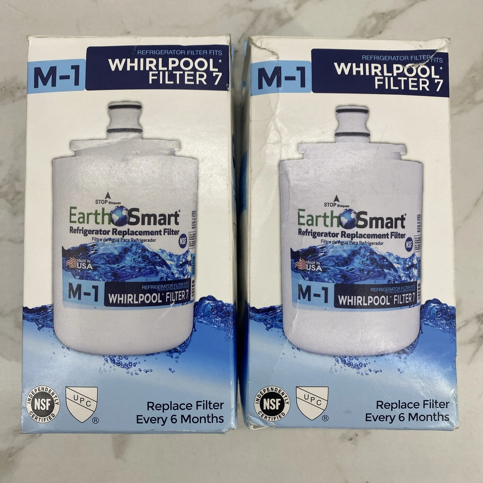 (2 Pack) Earth Smart M-1 Refrigerator Replacement Water Filter Samsung HAF- CU1S
Opens in a new wind