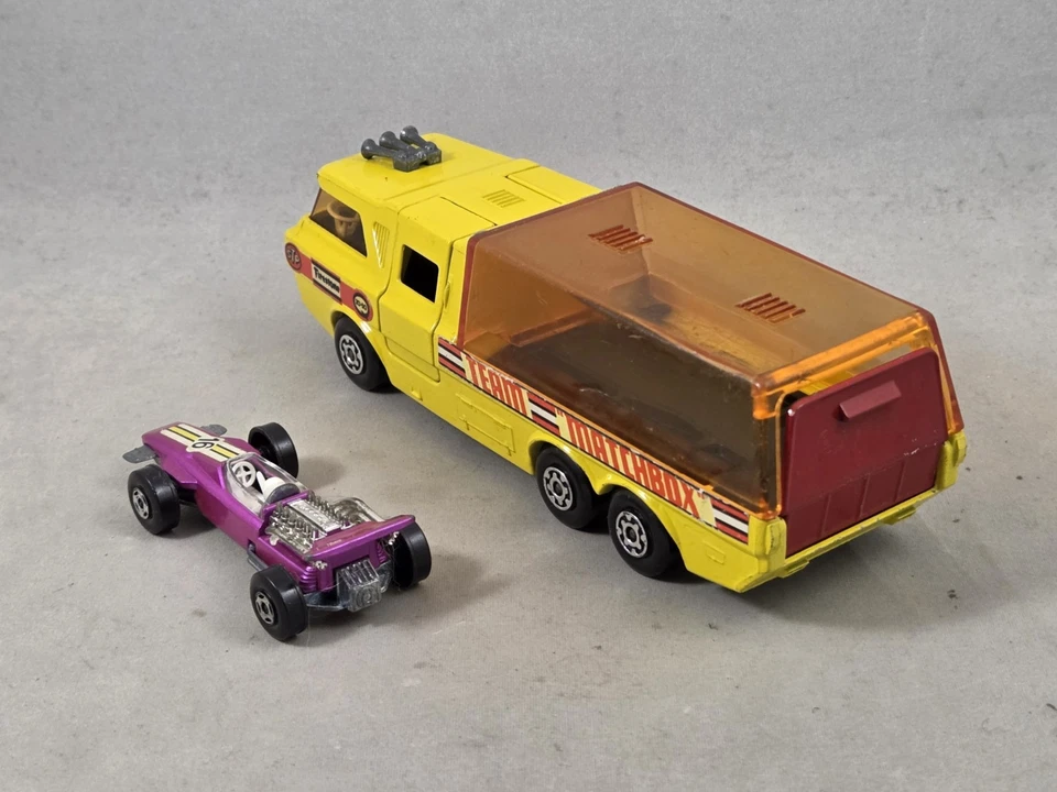 Matchbox Super Kings Racing Car Transporter K - 7 - Imagen 4 de 4