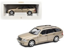 1997 Mercedes-Benz C-Class T-Model Smoke Silver Metallic 1/18 Diecast Norev