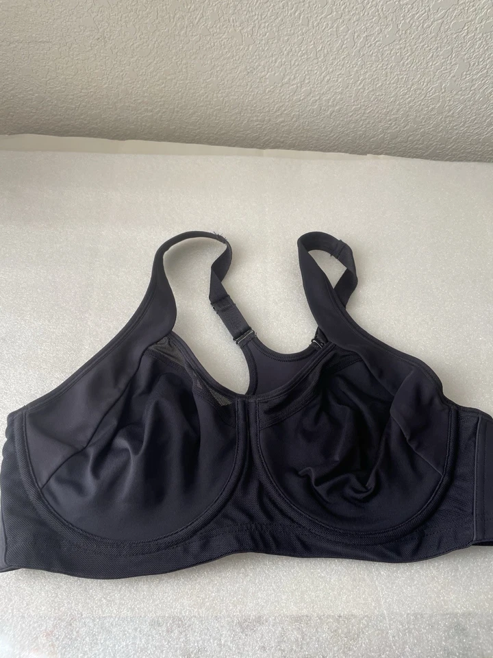 Sujetador deportivo La Isla 38C negro con aros usado muy buen estado Foto 3 de 4