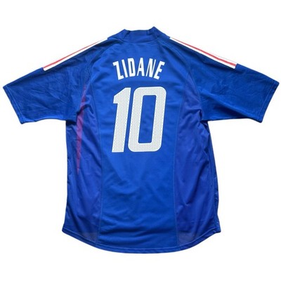 【レア】2002ワールドカップZIDANE 10 adidas フランス代表 2002 France Authentic Home Jersey #10 Zidane Large adidas World
