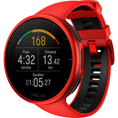 Polar VANTAGE V2 Sportuhr GPS Fitnesstracker Smartwatch Fitnessuhr rot Größe M L