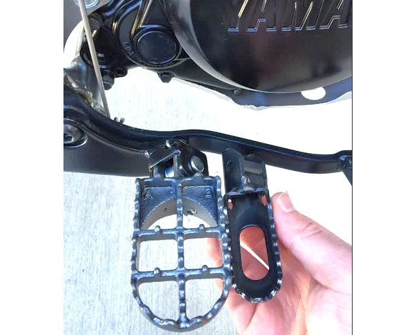 Yamaha PW50 PW80 TTR90 TTR110 TW200 XT225 XT350 TTR 90 110 XT 225 FOOT REST PEGS - Image 2 of 2