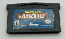 Backyard Baseball Nintendo Game Boy Advance GBA Authentic Tested Working