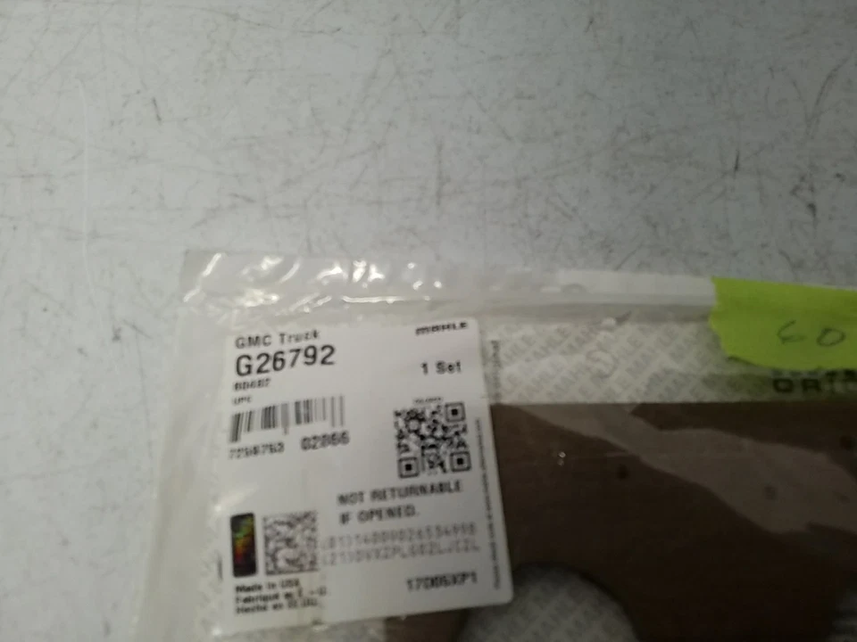 Junta de montaje de carburador Mahle G26792 - Sello premium resistente al calor Foto 3 de 4