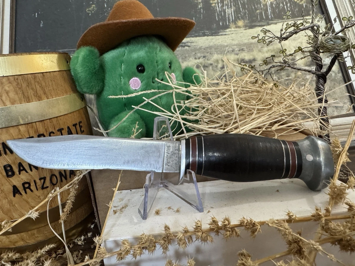 Remington Plain Leather Handle Collectible Vintage Factory