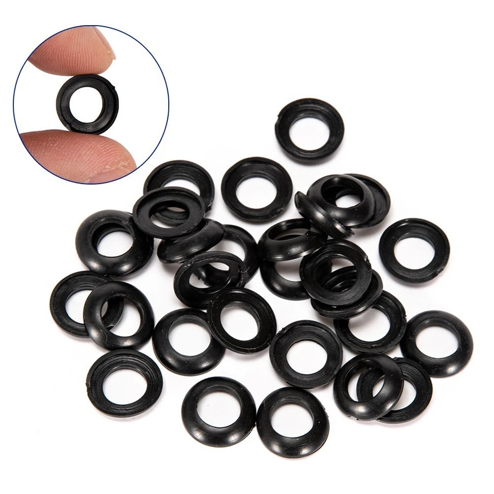 20 Pcs Angelruten Gebäude Elastik Wicklungs Check Kleid Ring Trim Adapter Kits - Bild 2 von 4