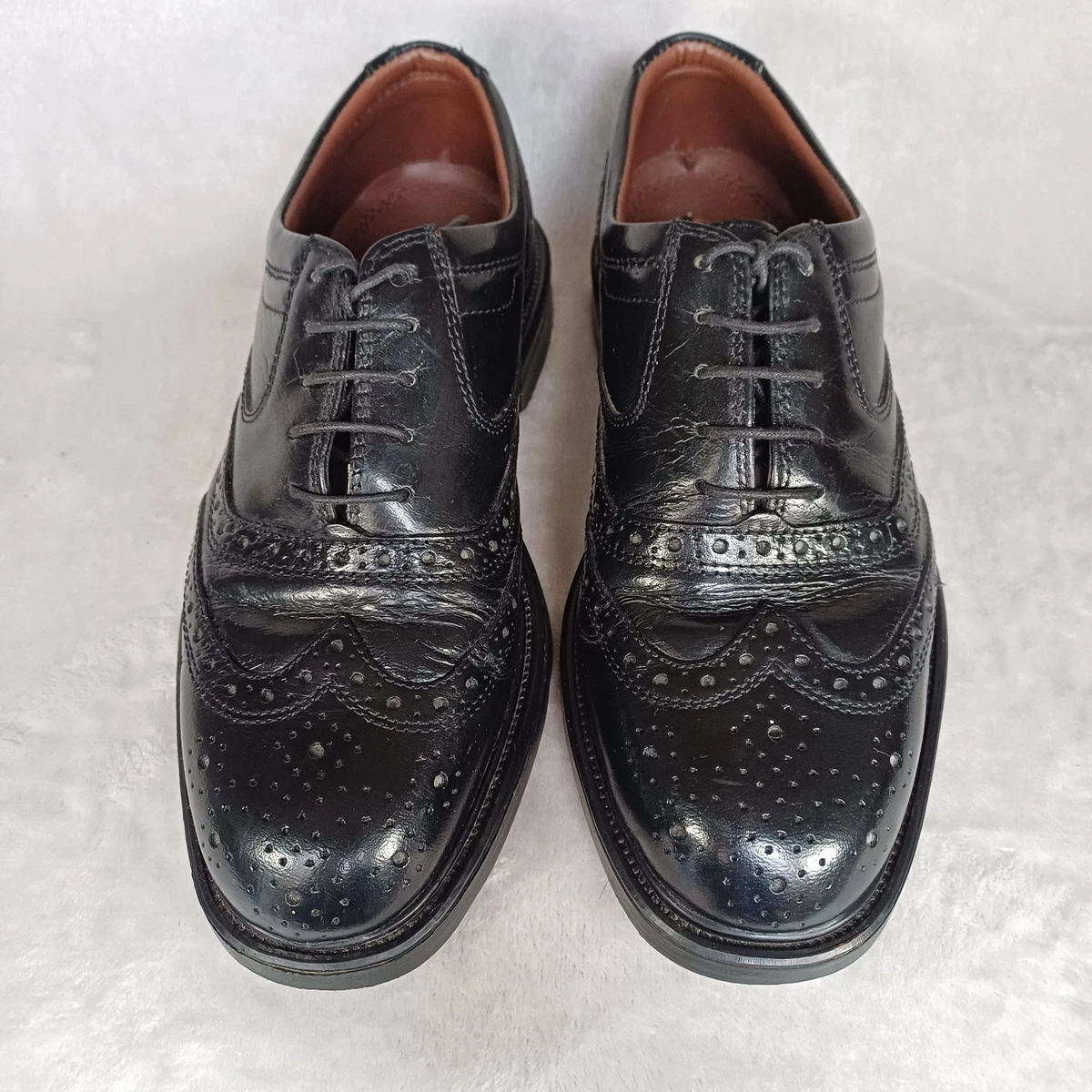 Chaussures Habillées Homme Barratts Kennedy - Cuir Marron - Taille UK 11 (EUR 46) - Neuf Sans Boîte
