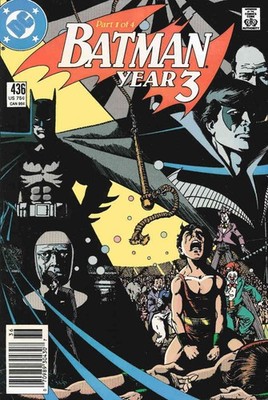 Batman #436 (Newsstand) FN; DC | Year 3 #2 George Perez - w/Bag+Board