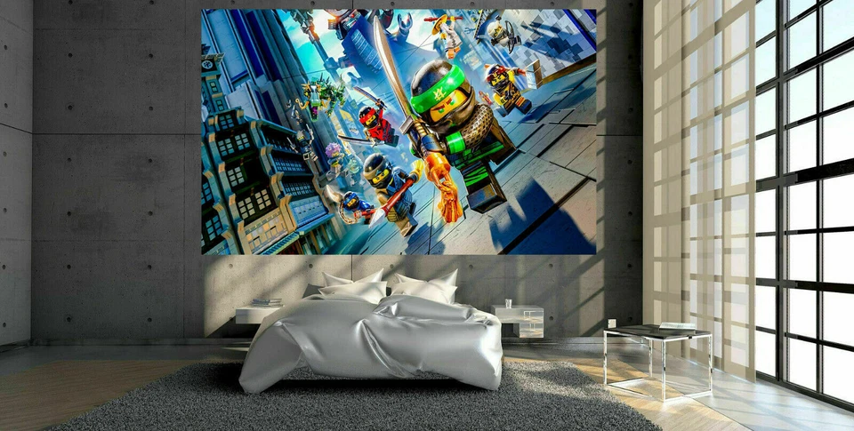 Leinwand  The LEGO Ninjago Movie Video Game Wandbilder-Hochwertiger Kunstdruck - Bild 4 von 4