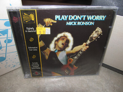 SEALED - MICK RONSON - PLAY DON'T WORRY - CD 1987 SMMCD 504