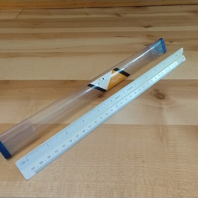 Pickett P-233AE Triangle Architect Drawing Scale 12 in Ruler Japan