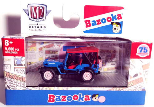 M2 MACHINES BAZOOKA 1944 WILLYS MB JEEP S112 WALMART EXCLUSIVE 75th Anniversary - Picture 1 of 7