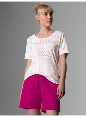 TRIGEMA Kurzer Schlafanzung mit Herzchen-Muster 537281124S NEU & OVP