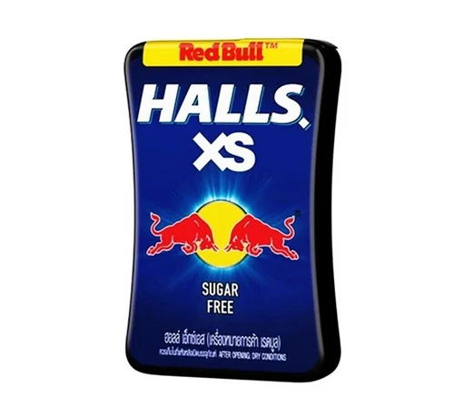 HALLS XS Red Bull RedBull Mixed Fruits Flavored Sugar Free Candy Limited Time