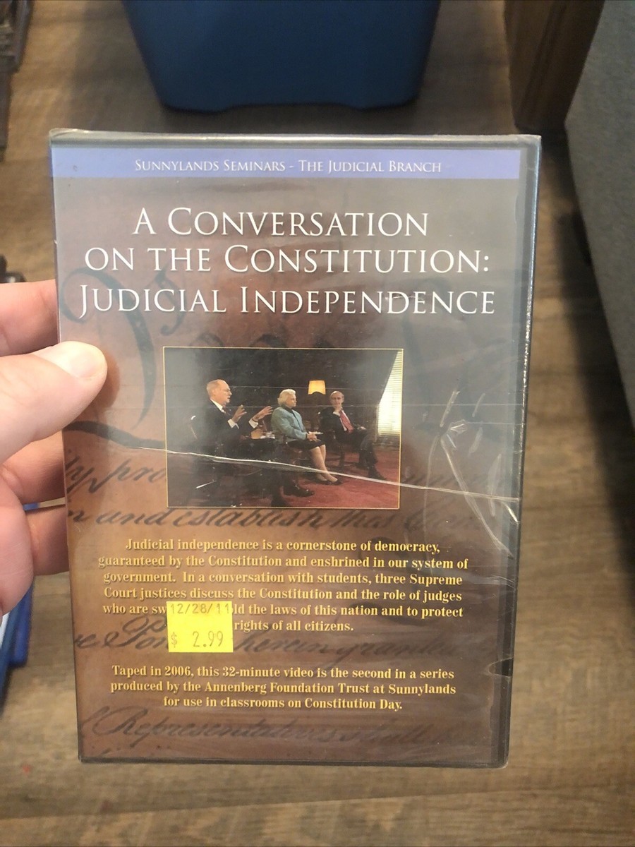 Conversation on the Constitution: Judicial Independence, DVD, 2006,  Sunnylands