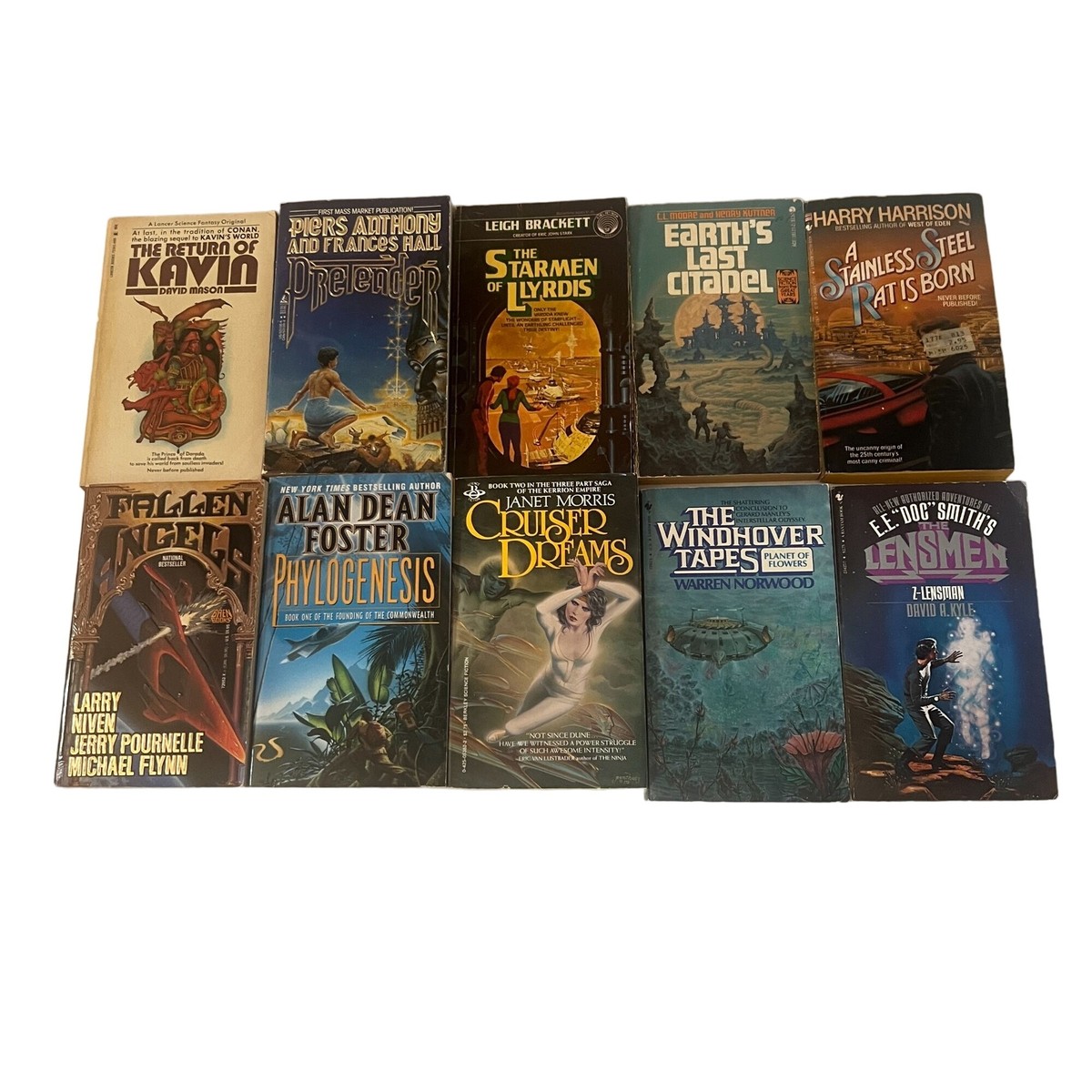 Vintage & Newer Sci-Fi, Fantasy and Fiction 20 Paperback Lot [10
